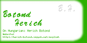 botond herich business card